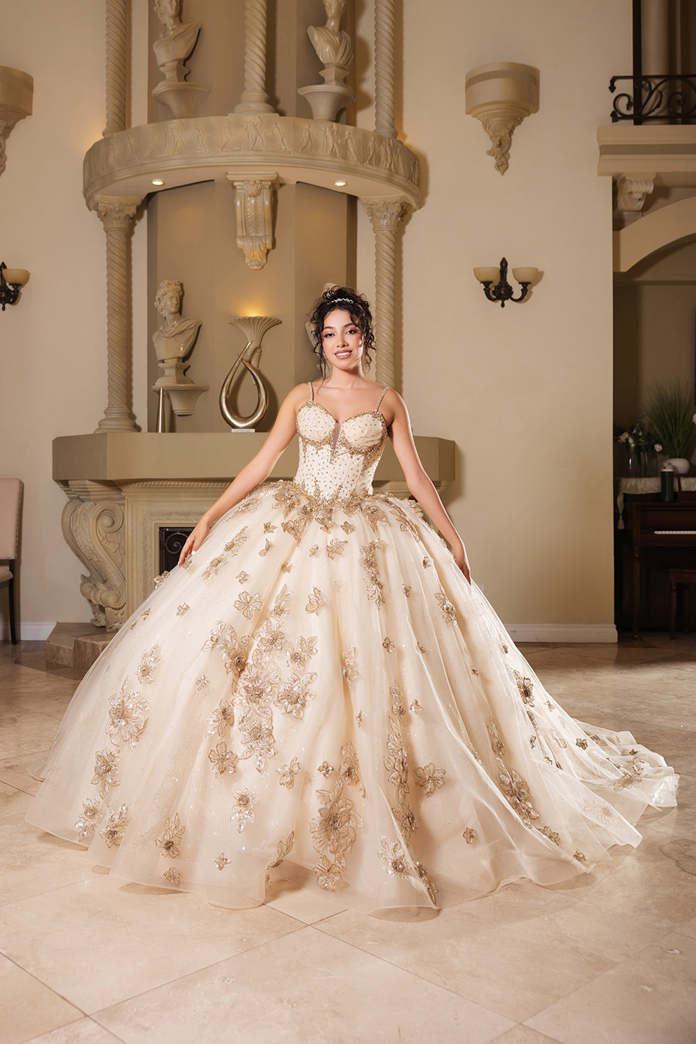 LK282 - CHAMPAGNE/GOLD
