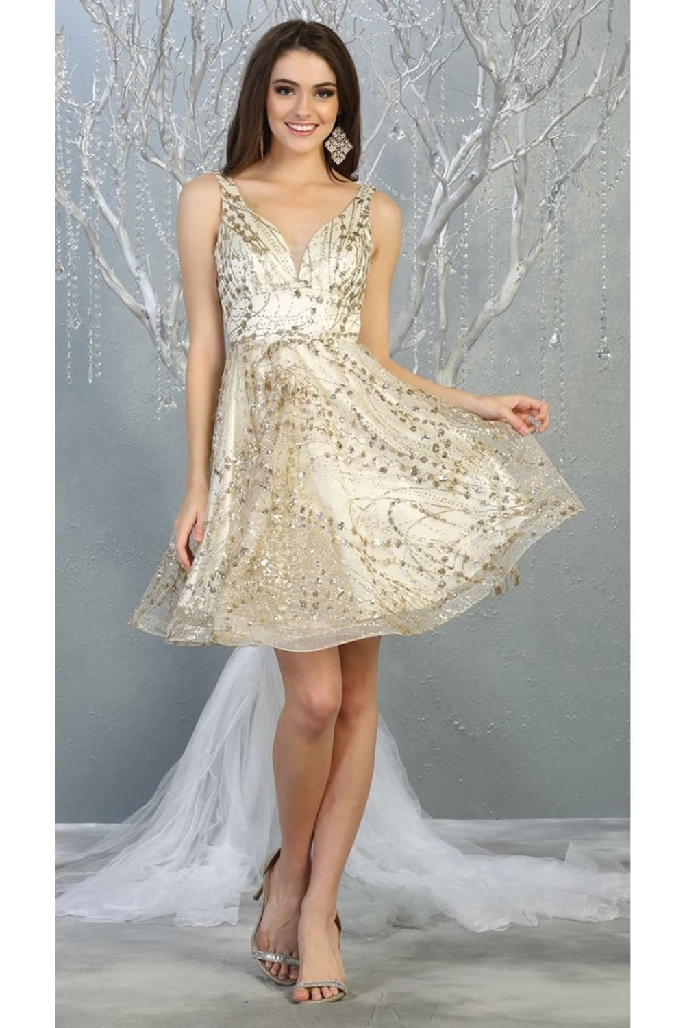 MQ1702 - IVORY/GOLD