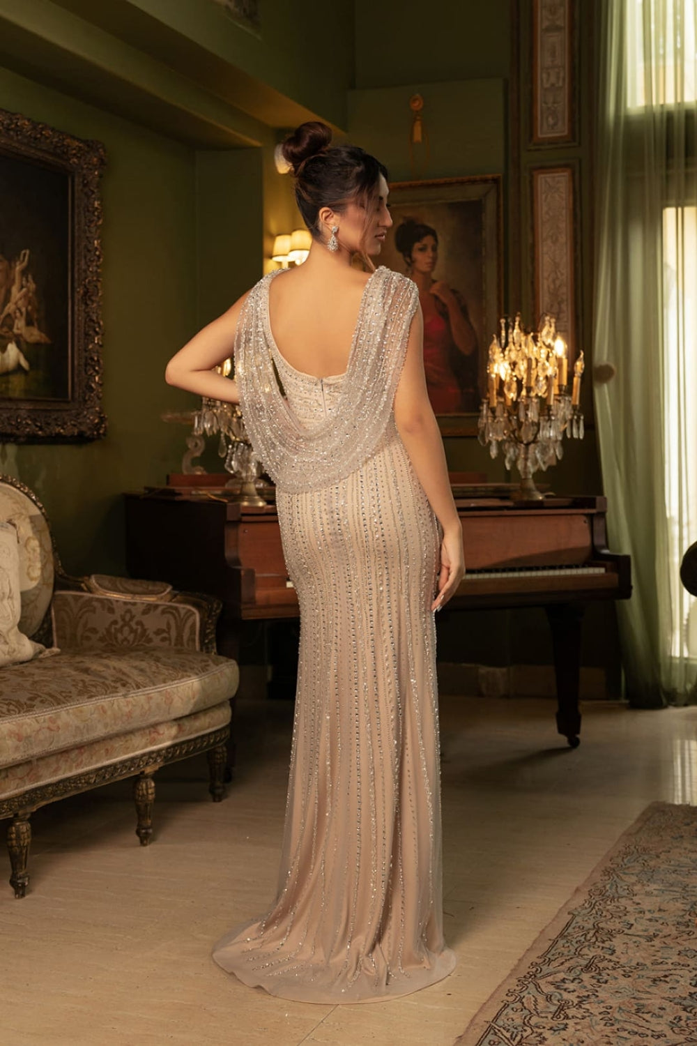 RQ8154 - SILVER/NUDE