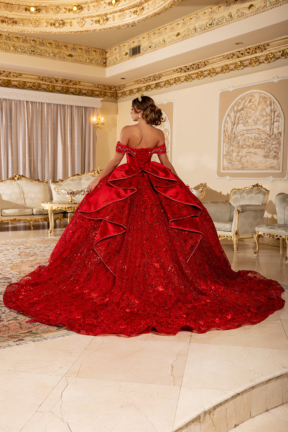 May Queen LK277 - Sweetheart Beaded Ballgown
