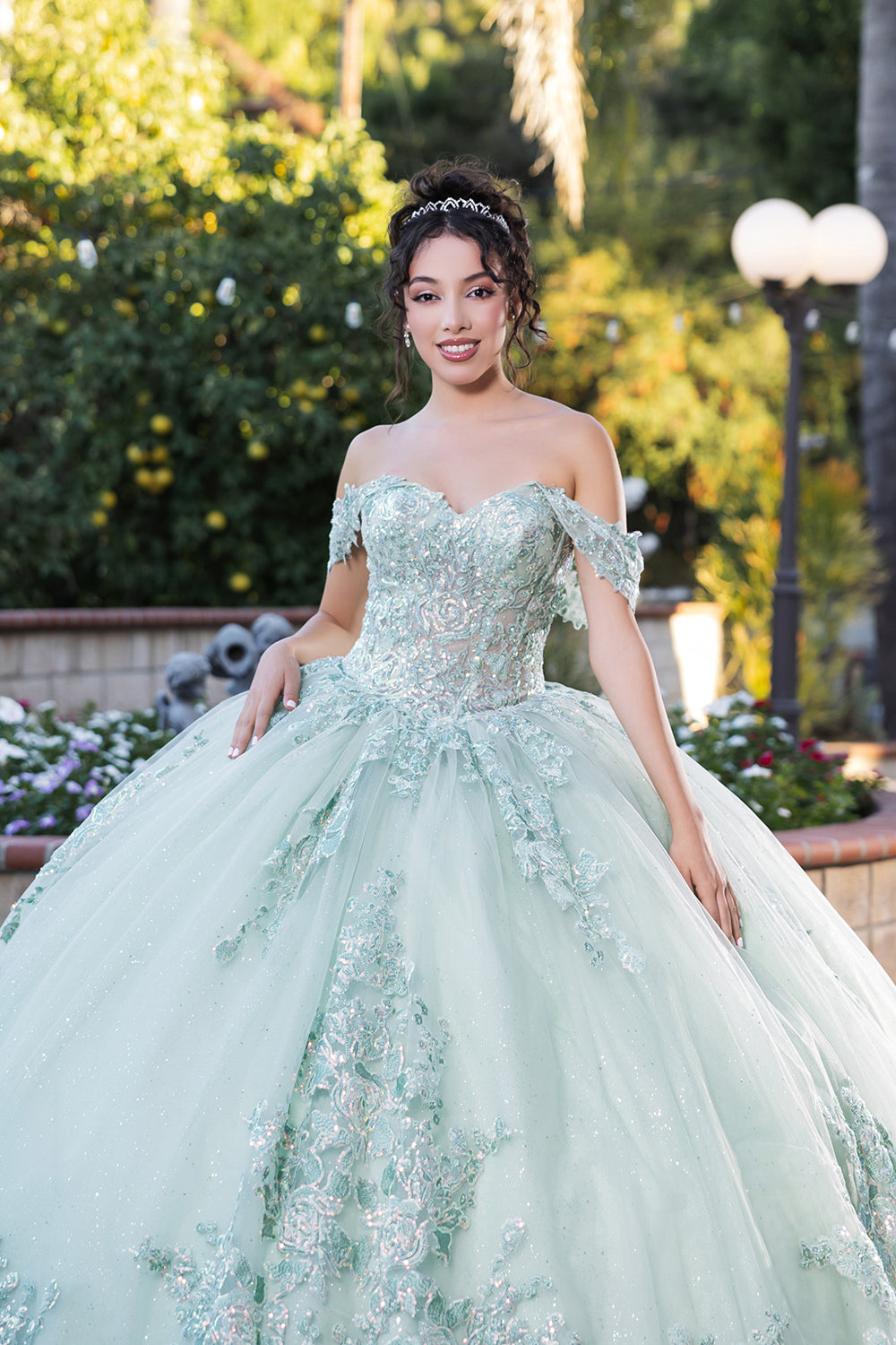 May Queen LK279 - Sequin Embroidered Sweetheart Ballgown