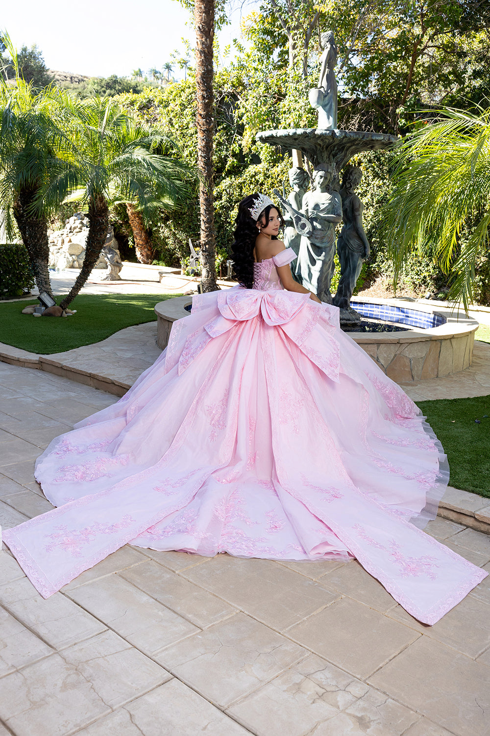 May Queen LK304 - Princess Corset Convertible Ballgown