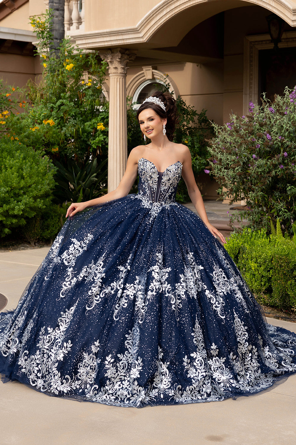 Layla K LK320 - Full-Skirt Quinceañera Ball Gown
