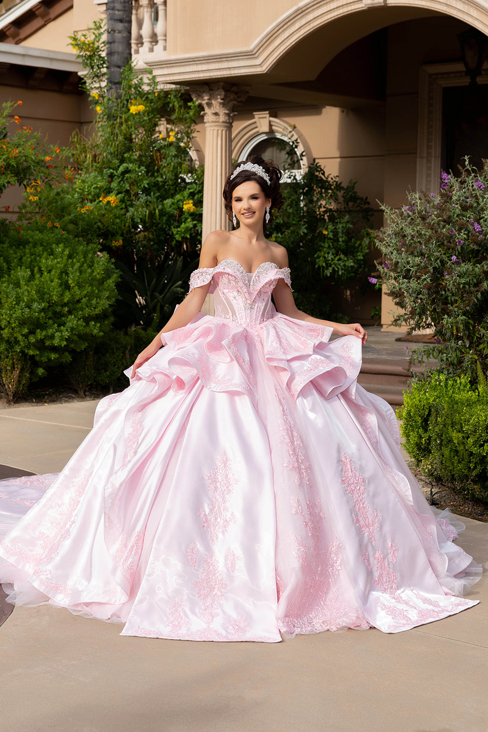Layla K LK321 - Full-Skirt Quinceañera Ball Gown