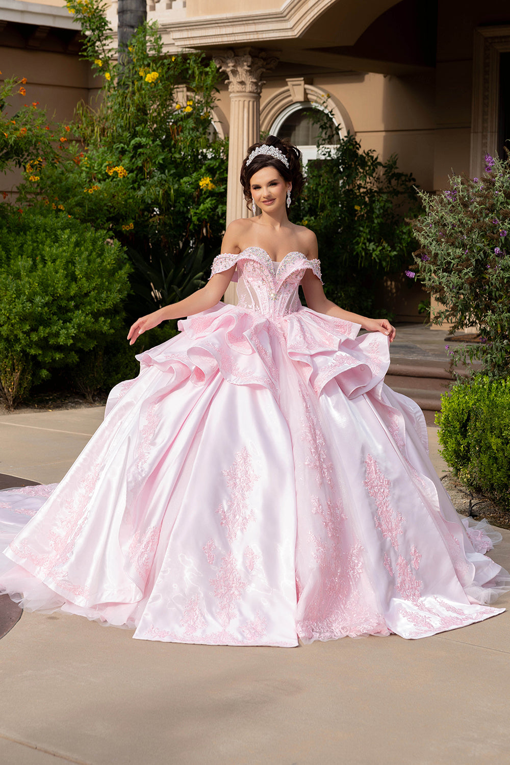 Layla K LK321 - Full-Skirt Quinceañera Ball Gown