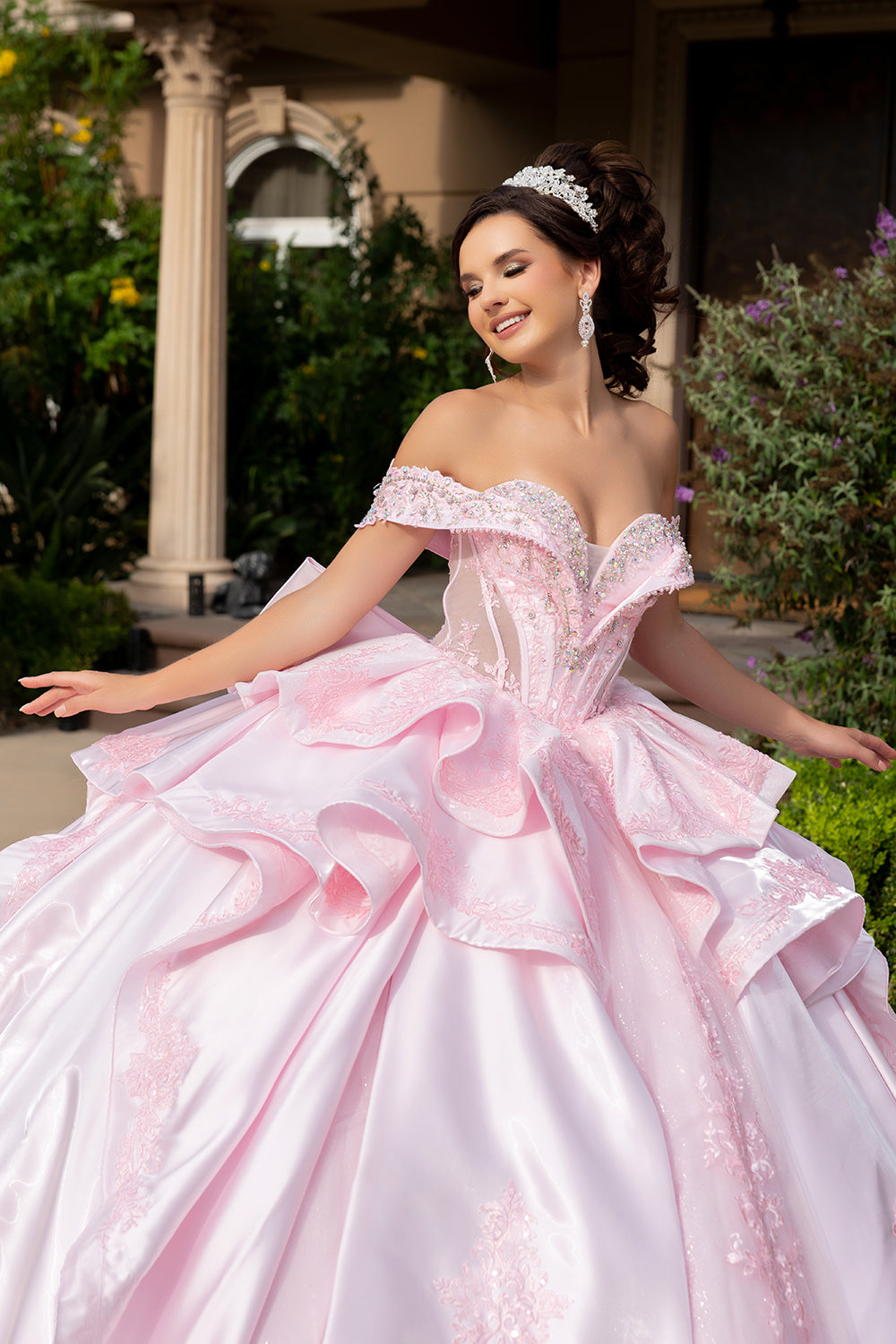 Layla K LK321 - Full-Skirt Quinceañera Ball Gown