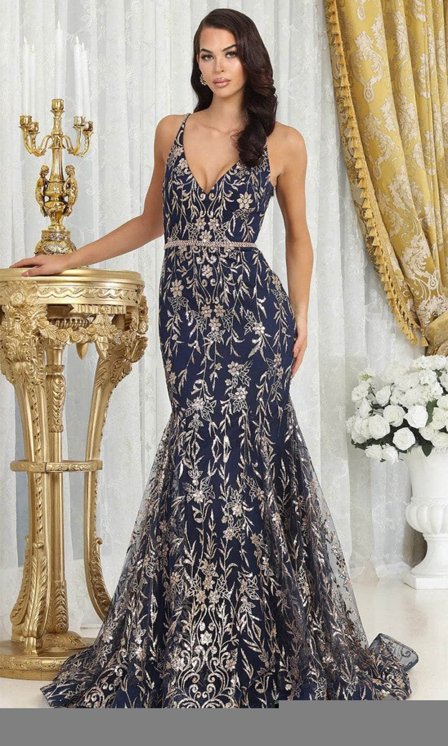 RQ8017 - NAVY/GOLD
