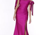 May Queen MQ1858B - Off Shoulder Evening Gown