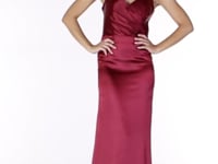 May Queen MQ1931 - Sleeveless V-Neck Sheath Prom Gown