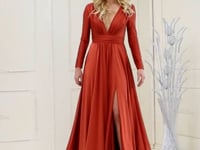 May Queen MQ1835 - Ruched A-Line Evening Dress