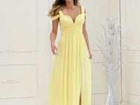 May Queen MQ1848 - Cold Shoulder Formal Gown