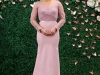 May Queen MQ1847 - Illusion Bateau Formal Gown