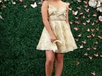 May Queen MQ1894 - 3D Florals V-Neck Cocktail Dress