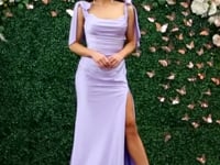 May Queen MQ1858B - Off Shoulder Evening Gown
