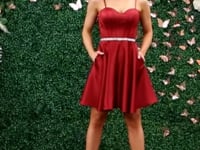 May Queen MQ1864 - Sweetheart A-Line Cocktail Dress