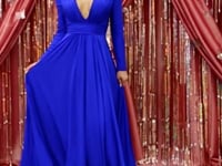 May Queen MQ1835 - Ruched A-Line Evening Dress